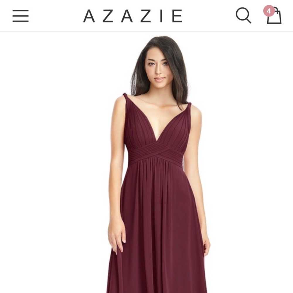 Azazie Cabernet Dress NWT!!!